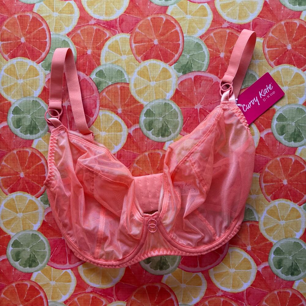 Curvy Kate Lifestyle Plunge Bra Canteloupe US 32K NWT